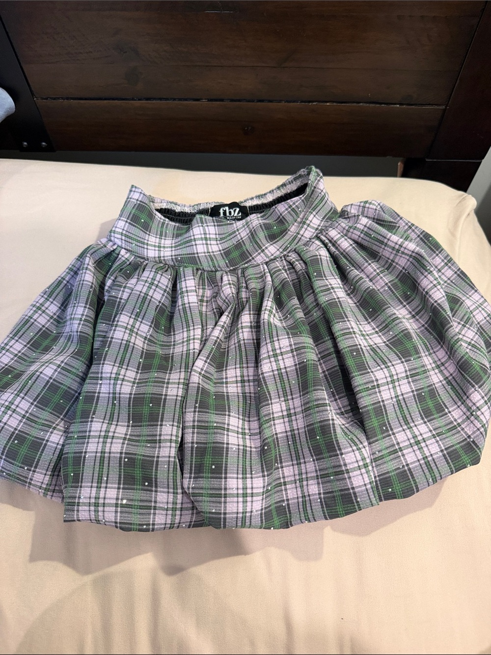 Flowers by Zoe Green and Lilac Plaid Skater Skirt